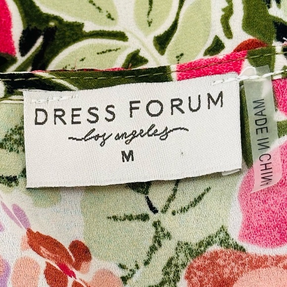 ๐๐ธ DRESS FORUM Floral Wrap Maxi Dress | Fairycore Romance | Womenโs M - Picture 5 of 7